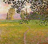 Morning Landscape Giverny by Claude Monet